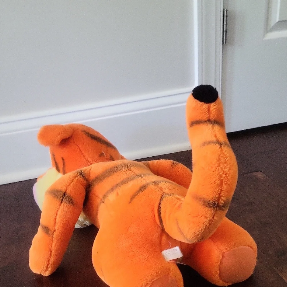 Mattel Plush Tigger Toy - Orange and Cream - Picture 3 of 6